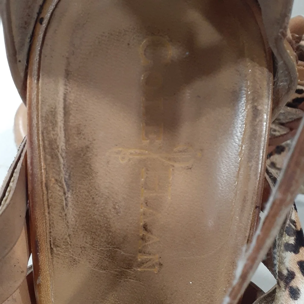 Cole haan snake skin/leather wedge size 9B